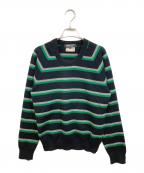 COMME des GARCONS HOMME DEUXコムデギャルソン オム ドゥ）の古着「ボーダーニット」｜ブラック