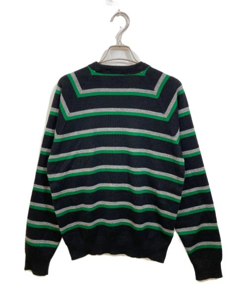 COMME des GARCONS HOMME DEUX（コムデギャルソン オム ドゥ）COMME des GARCONS HOMME DEUX (コムデギャルソン オム ドゥ) ボーダーニット ブラック サイズ:Sの古着・服飾アイテム