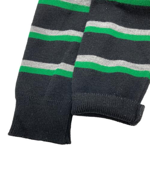 COMME des GARCONS HOMME DEUX（コムデギャルソン オム ドゥ）COMME des GARCONS HOMME DEUX (コムデギャルソン オム ドゥ) ボーダーニット ブラック サイズ:Sの古着・服飾アイテム