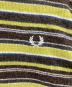 中古・古着 FRED PERRY (フレッドペリー) ボーダーニット ブラウン サイズ:L：5000円