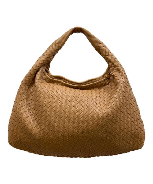 BOTTEGA VENETA（ボッテガベネタ）BOTTEGA VENETA (ボッテガベネタ) イントレチャート ホーボーバッグ ブラウンの古着・服飾アイテム