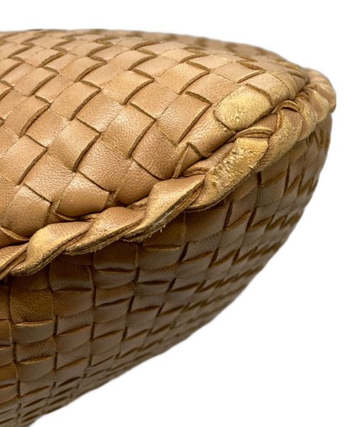BOTTEGA VENETA（ボッテガベネタ）BOTTEGA VENETA (ボッテガベネタ) イントレチャート ホーボーバッグ ブラウンの古着・服飾アイテム