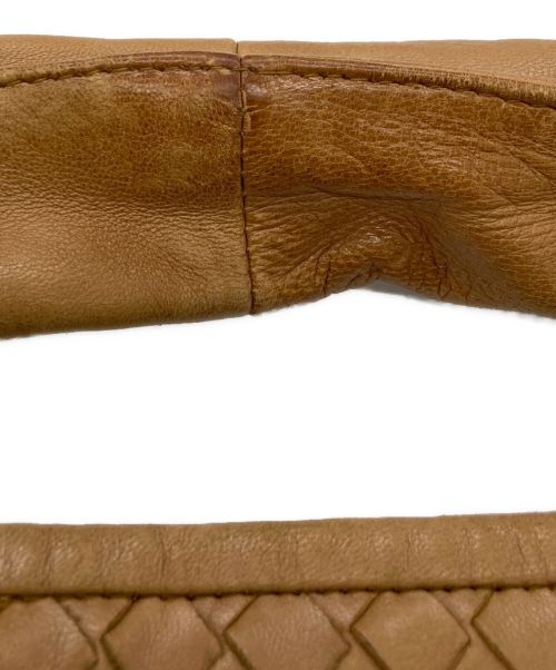 BOTTEGA VENETA（ボッテガベネタ）BOTTEGA VENETA (ボッテガベネタ) イントレチャート ホーボーバッグ ブラウンの古着・服飾アイテム