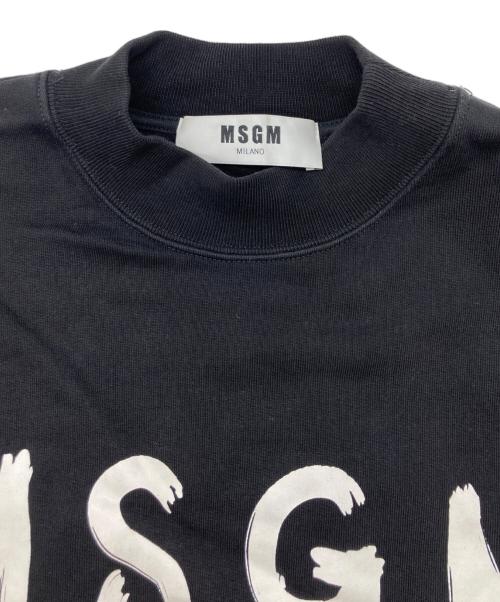 MSGM（エムエスジーエム）MSGM (エムエスジーエム) オーバーサイズスウェット ブラック サイズ:Sの古着・服飾アイテム
