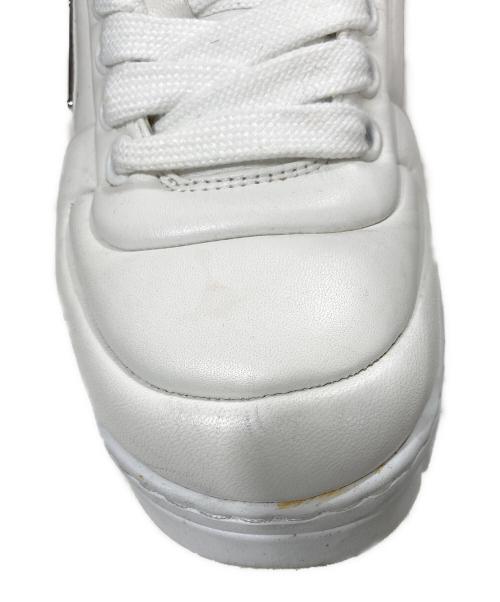 PRADA（プラダ）PRADA (プラダ) パデッドナッパレザースニーカー ホワイト サイズ:6の古着・服飾アイテム