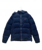 POLO RALPH LAURENポロ・ラルフローレン）の古着「コーデュロイダウンジャケット」｜ネイビー