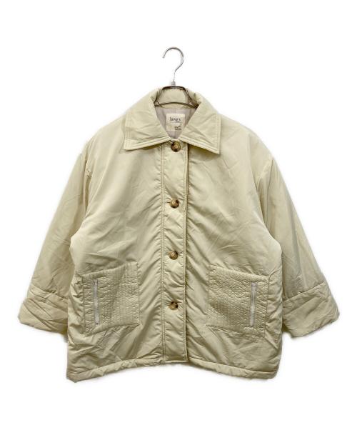 Lawgy（ラウジー）lawgy (ラウジー) tortoiseshell stitch over quilting coat ベージュ サイズ:Freeの古着・服飾アイテム