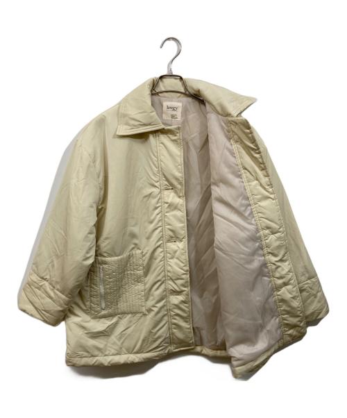 Lawgy（ラウジー）lawgy (ラウジー) tortoiseshell stitch over quilting coat ベージュ サイズ:Freeの古着・服飾アイテム