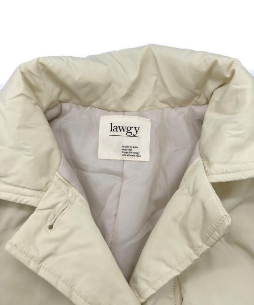 Lawgy（ラウジー）lawgy (ラウジー) tortoiseshell stitch over quilting coat ベージュ サイズ:Freeの古着・服飾アイテム