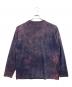 Needles (ニードルズ) L/S Crew Neck Tee - C/Poly Velour / Uneven Dye パープル サイズ:L：5000円