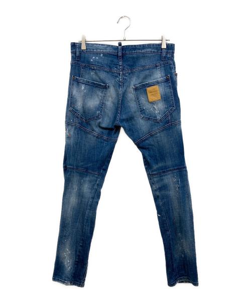 DSQUARED2（ディースクエアード）DSQUARED2 (ディースクエアード) TIDY BIKER JEAN インディゴ サイズ:44の古着・服飾アイテム