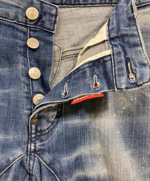 DSQUARED2（ディースクエアード）DSQUARED2 (ディースクエアード) TIDY BIKER JEAN インディゴ サイズ:44の古着・服飾アイテム