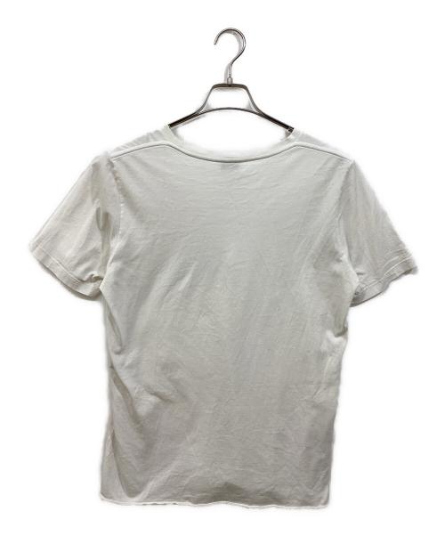 Saint Laurent Paris（サンローランパリ）Saint Laurent Paris (サンローランパリ) フロントロゴTシャツ ホワイト サイズ:Mの古着・服飾アイテム