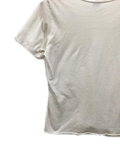 Saint Laurent Paris（サンローランパリ）Saint Laurent Paris (サンローランパリ) フロントロゴTシャツ ホワイト サイズ:Mの古着・服飾アイテム