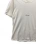 中古・古着 Saint Laurent Paris (サンローランパリ) フロントロゴTシャツ ホワイト サイズ:M：5000円