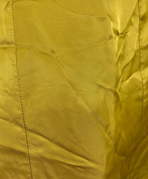 DRIES VAN NOTEN（ドリスヴァンノッテン）DRIES VAN NOTEN (ドリスヴァンノッテン) アーカイブキュプラスカート イエロー サイズ:Sの古着・服飾アイテム