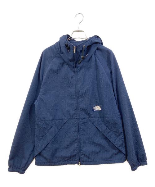 THE NORTHFACE PURPLELABEL（ザ・ノースフェイス パープルレーベル）THE NORTHFACE PURPLELABEL (ザ・ノースフェイス パープルレーベル) シアサッカーマウンテンウインドパーカー ネイビー サイズ:Mの古着・服飾アイテム