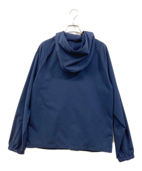 THE NORTHFACE PURPLELABEL（ザ・ノースフェイス パープルレーベル）THE NORTHFACE PURPLELABEL (ザ・ノースフェイス パープルレーベル) シアサッカーマウンテンウインドパーカー ネイビー サイズ:Mの古着・服飾アイテム