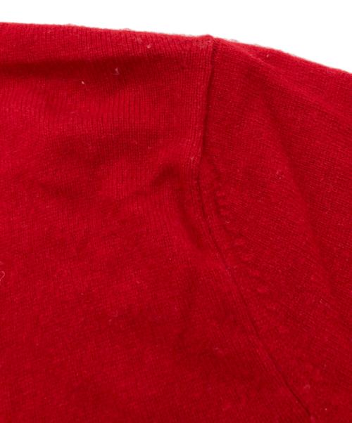 PLAY COMME des GARCONS（プレイコムデギャルソン）PLAY COMME des GARCONS (プレイコムデギャルソン) Vネックニット レッド サイズ:Mの古着・服飾アイテム