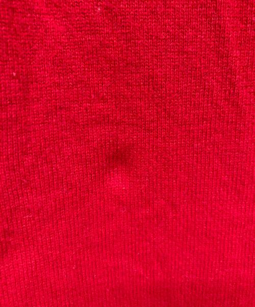 PLAY COMME des GARCONS（プレイコムデギャルソン）PLAY COMME des GARCONS (プレイコムデギャルソン) Vネックニット レッド サイズ:Mの古着・服飾アイテム