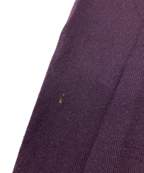 PAUL SMITH（ポールスミス）PAUL SMITH (ポールスミス) ARTIST STRIPE ZIP UP SWEATER パープル サイズ:Lの古着・服飾アイテム