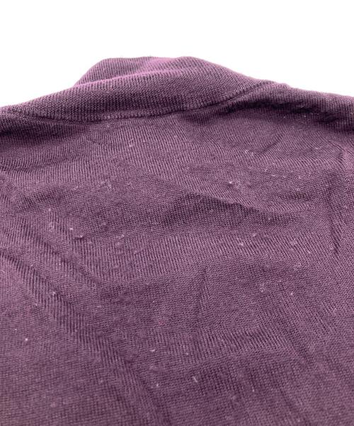 PAUL SMITH（ポールスミス）PAUL SMITH (ポールスミス) ARTIST STRIPE ZIP UP SWEATER パープル サイズ:Lの古着・服飾アイテム