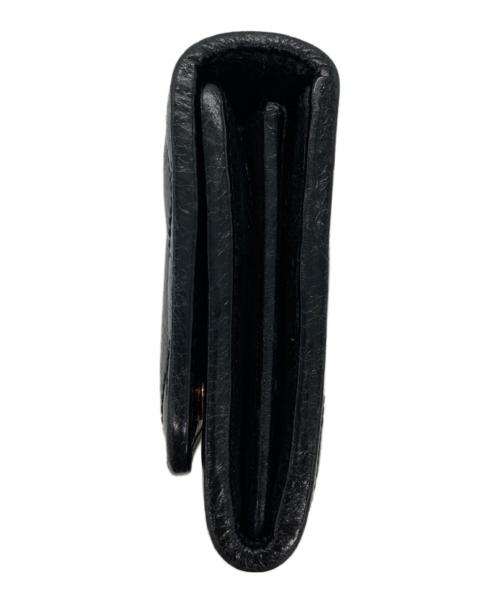 MIU MIU（ミュウミュウ）MIU MIU (ミュウミュウ) 長財布 ブラックの古着・服飾アイテム