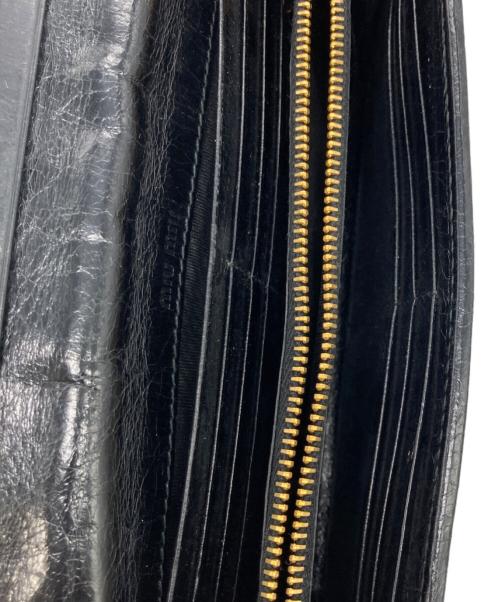 MIU MIU（ミュウミュウ）MIU MIU (ミュウミュウ) 長財布 ブラックの古着・服飾アイテム