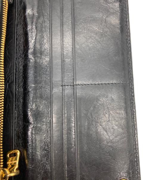 MIU MIU（ミュウミュウ）MIU MIU (ミュウミュウ) 長財布 ブラックの古着・服飾アイテム