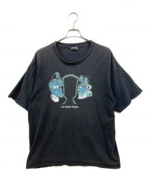 DELTA（デルタ）の古着「ヴィンテージプリントTシャツ」｜ブラック