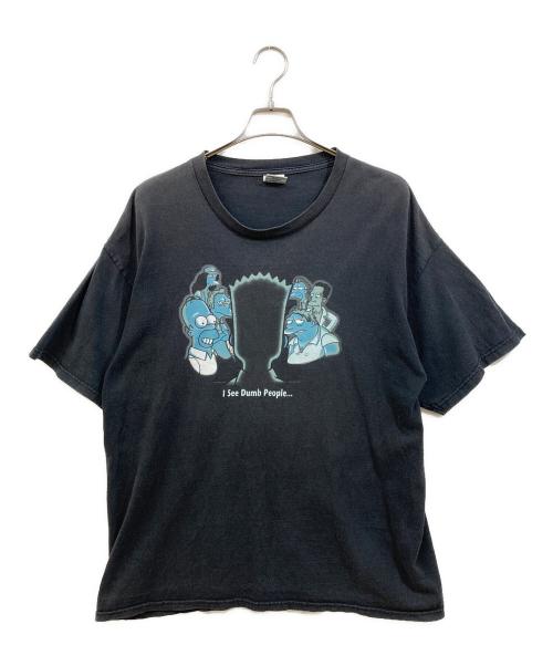 DELTA（デルタ）DELTA (デルタ) ヴィンテージプリントTシャツ ブラック サイズ:XLの古着・服飾アイテム