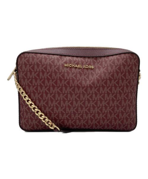 MICHAEL KORS（マイケル・コース）MICHAEL KORS (マイケルコース) ショルダーバッグ レッドの古着・服飾アイテム