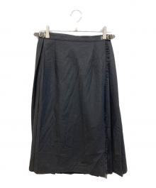 O'NEIL OF DUBLIN（オニールオブダブリン）の古着「ラップスカート」｜ブラック
