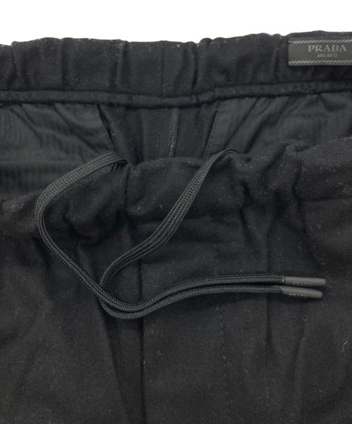 PRADA（プラダ）PRADA (プラダ) カシミヤ混パンツ ブラック サイズ:SIZE 46の古着・服飾アイテム