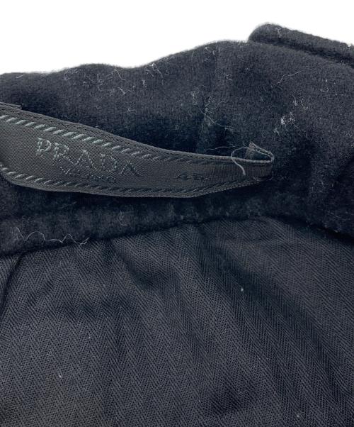PRADA（プラダ）PRADA (プラダ) カシミヤ混パンツ ブラック サイズ:SIZE 46の古着・服飾アイテム