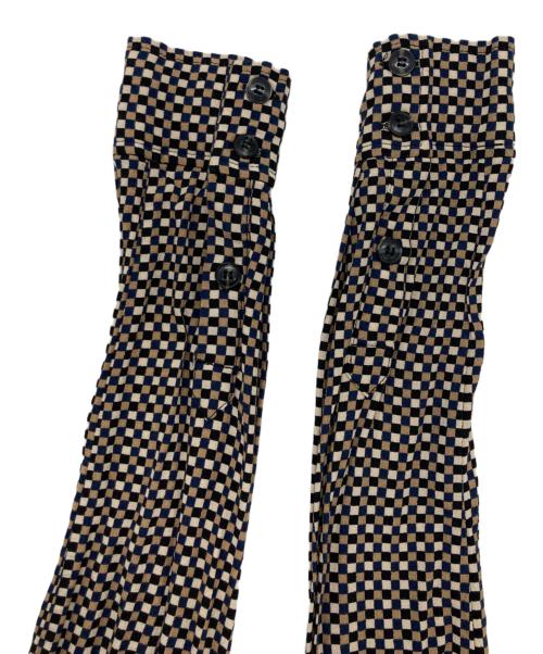 GANNI（ガニー）GANNI (ガニー) シャツワンピース ブラウン サイズ:SIZE 34の古着・服飾アイテム