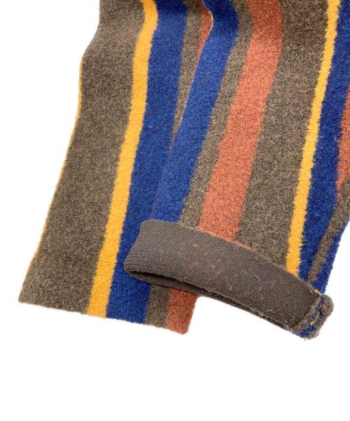 BEAUTY&YOUTH（ビューティーアンドユース）BEAUTY&YOUTH (ビューティーアンドユース) ストライプカーディガン ブラウン サイズ:サイズ表記なしの古着・服飾アイテム