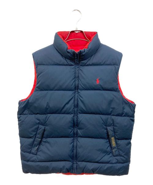 POLO RALPH LAUREN（ポロ・ラルフローレン）POLO RALPH LAUREN (ポロ・ラルフローレン) ダウンベスト ネイビー サイズ:XLの古着・服飾アイテム