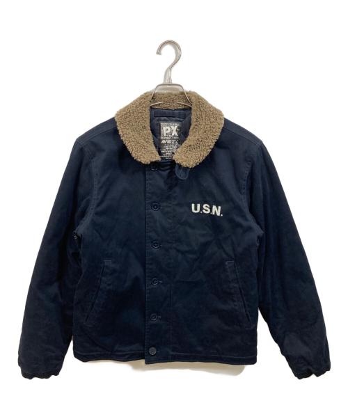 AVIREX（アヴィレックス）AVIREX (アヴィレックス) N-1デッキジャケット ネイビー サイズ:SIZE Mの古着・服飾アイテム