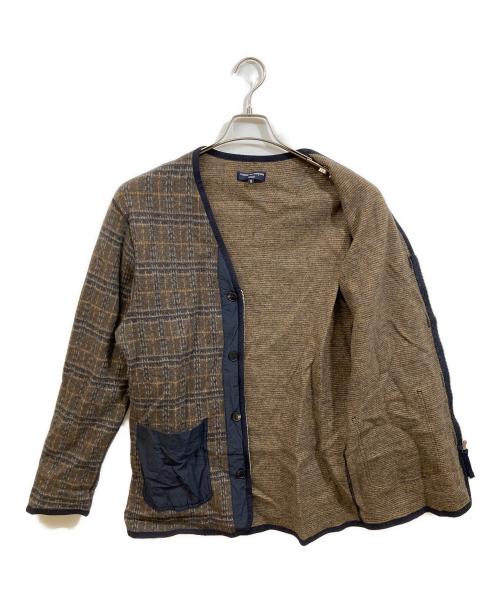 COMME des GARCONS HOMME（コムデギャルソン オム）COMME des GARCONS HOMME (コムデギャルソン オム) チェックライナージャケット ブラウン サイズ:Sの古着・服飾アイテム