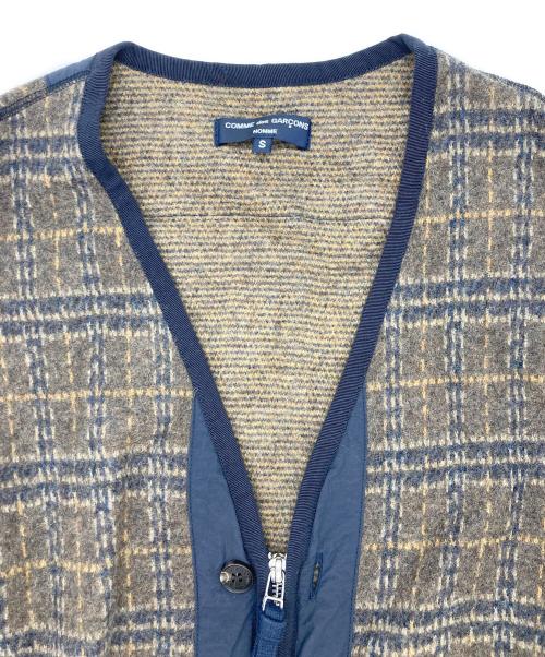 COMME des GARCONS HOMME（コムデギャルソン オム）COMME des GARCONS HOMME (コムデギャルソン オム) チェックライナージャケット ブラウン サイズ:Sの古着・服飾アイテム
