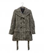 LOUIS VUITTONルイ ヴィトン）の古着「ミックスウールPコート」｜ライトグレー