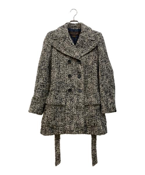 LOUIS VUITTON（ルイ ヴィトン）LOUIS VUITTON (ルイ ヴィトン) ミックスウールPコート ライトグレー サイズ:36の古着・服飾アイテム