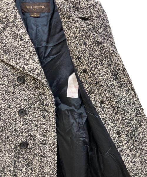 LOUIS VUITTON（ルイ ヴィトン）LOUIS VUITTON (ルイ ヴィトン) ミックスウールPコート ライトグレー サイズ:36の古着・服飾アイテム
