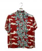 Sun Surfサンサーフ）の古着「アロハシャツ」｜レッド