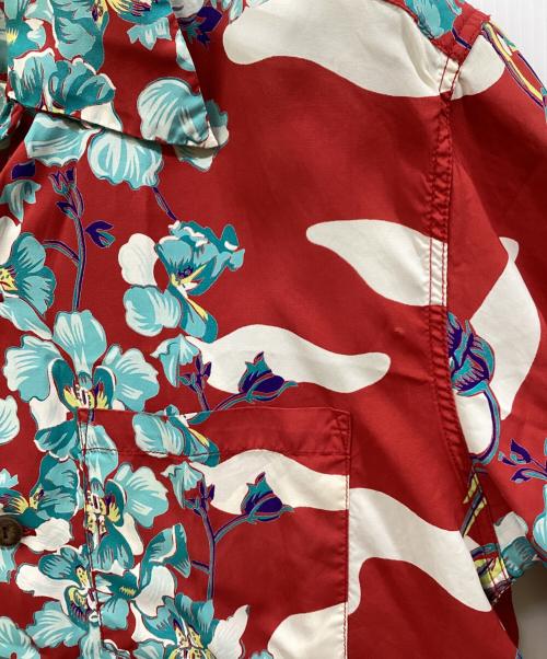 Sun Surf（サンサーフ）Sun Surf (サンサーフ) アロハシャツ レッド サイズ:Sの古着・服飾アイテム