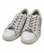 JIMMY CHOOジミーチュウ）の古着「スタッズスニーカー」｜ホワイト