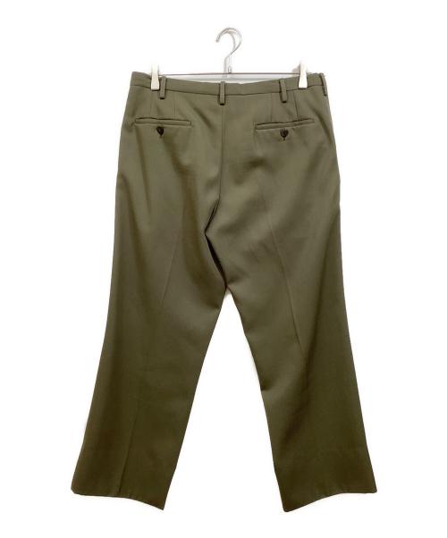 CARUSO（カルーゾ）CARUSO (カルーゾ) ワイドスラックス オリーブ サイズ:48の古着・服飾アイテム
