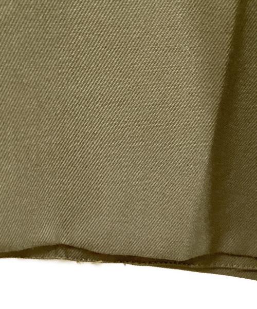 CARUSO（カルーゾ）CARUSO (カルーゾ) ワイドスラックス オリーブ サイズ:48の古着・服飾アイテム