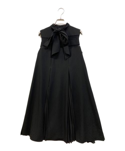 HER LIP TO（ハーリップトゥ）HER LIP TO (ハーリップトゥ) Lace Trimmed Bowtie Dress ブラック サイズ:Mの古着・服飾アイテム